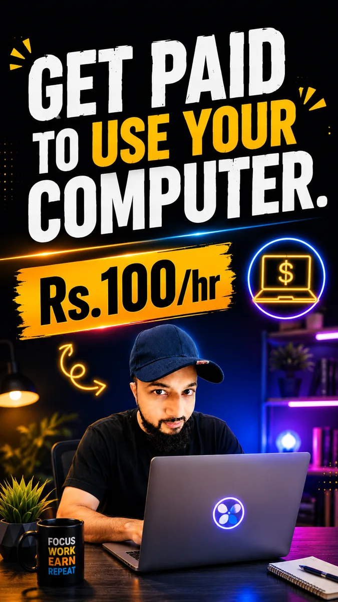 Get paid to use Laptop/Computer tutorial & Link