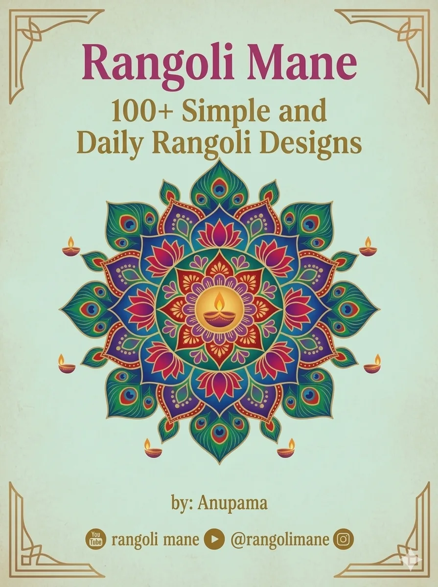 100+ Simple and daily rangoli designs by rangoli mane
