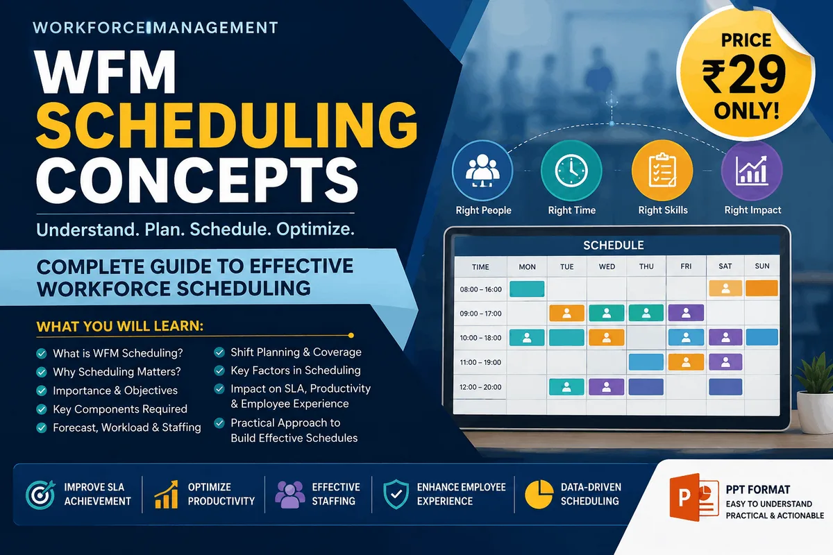 WFM Scheduling Concepts