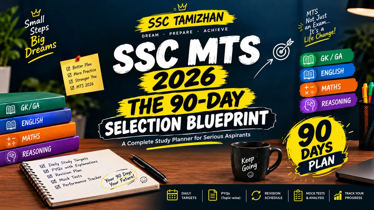 SSC MTS 2026 – THE 90-DAY SELECTION BLUEPRINT