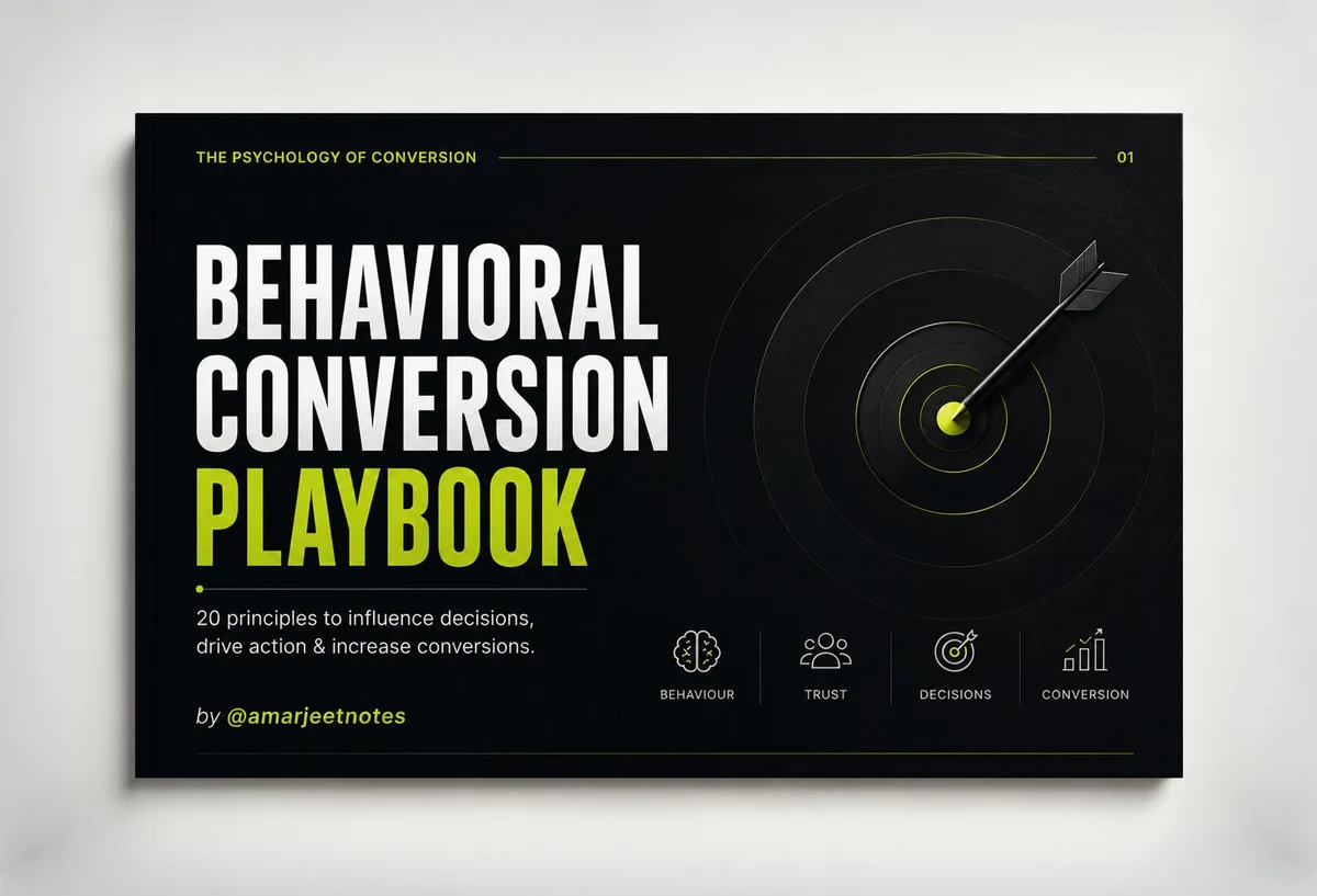 The Behavioral Conversion Playbook