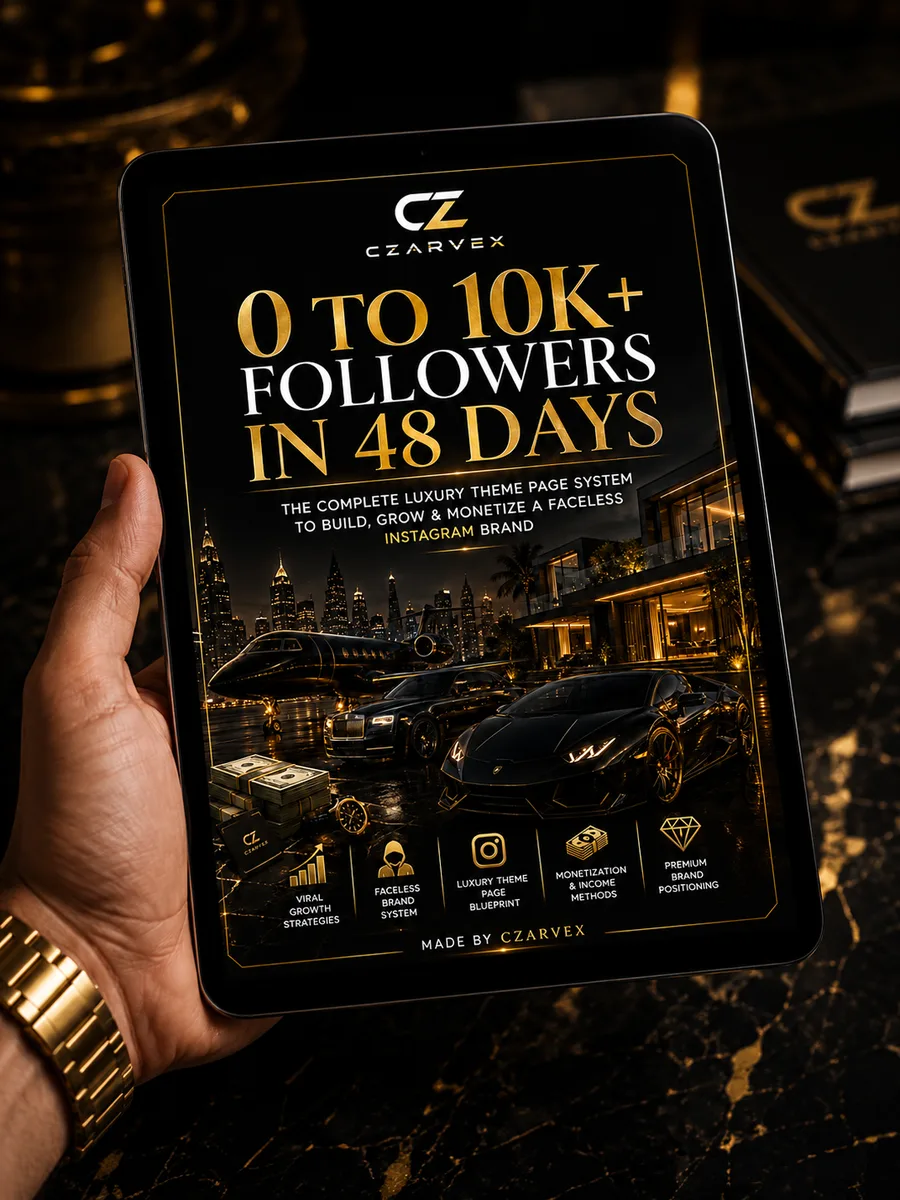 The 10K Blueprint —  Faceless Luxury Page Masterclass