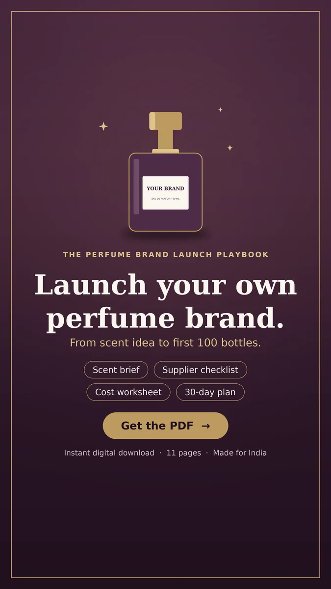 Perfume Brand Starter Kit: Sourcing, Costing and a 30-Day Launch Plan