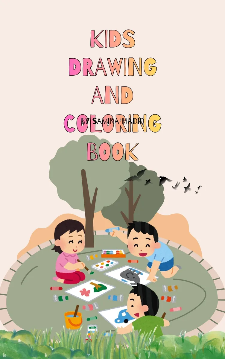 Kids Drawing and Coloring Book