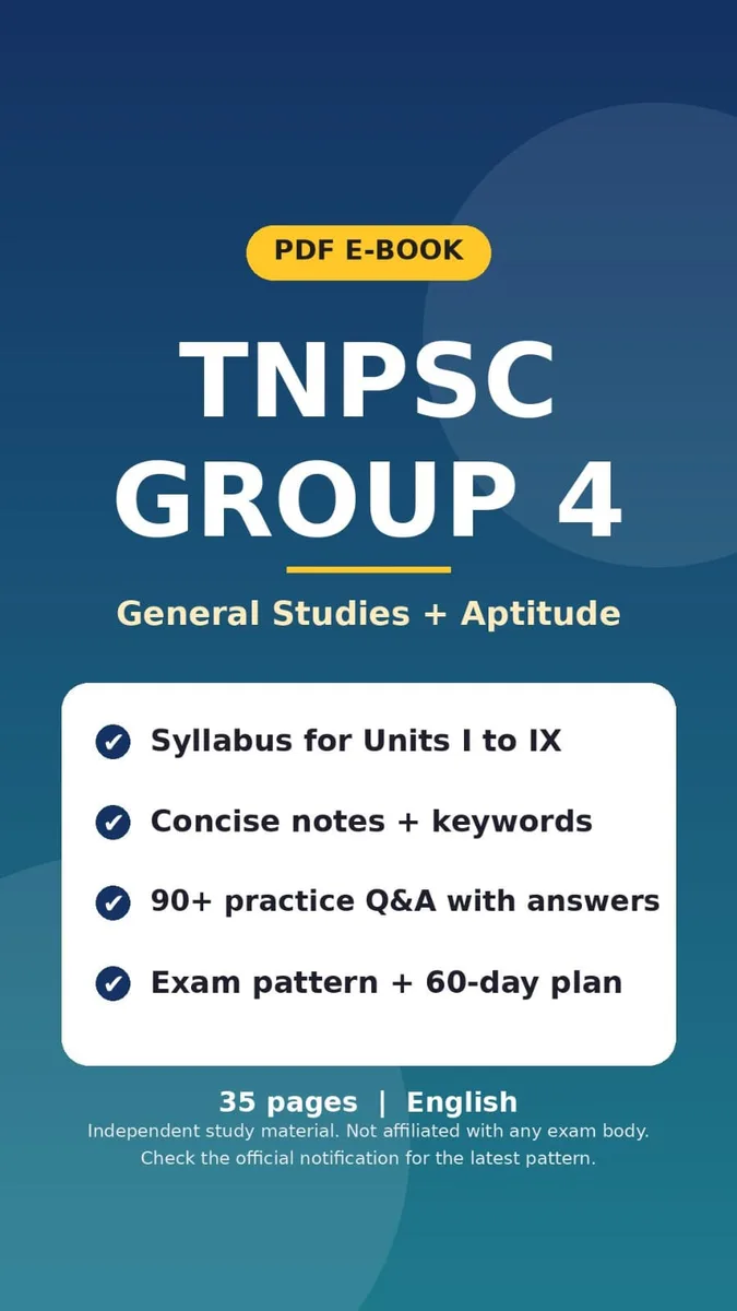 TNPSC Group 4 Complete Study Guide